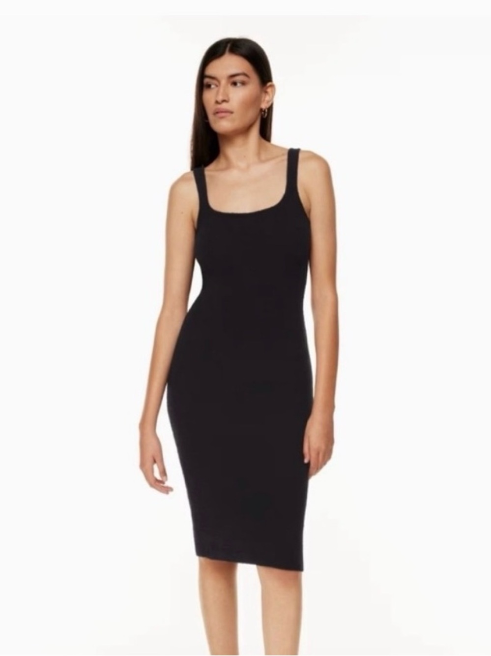 Aritzia Wilfred Black Sweater Bodycon Dress
